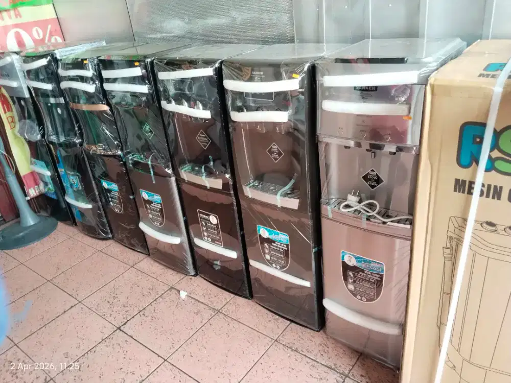 Water Dispenser resmi, Cicilan tanpa DP, Syarat Cukup KTP