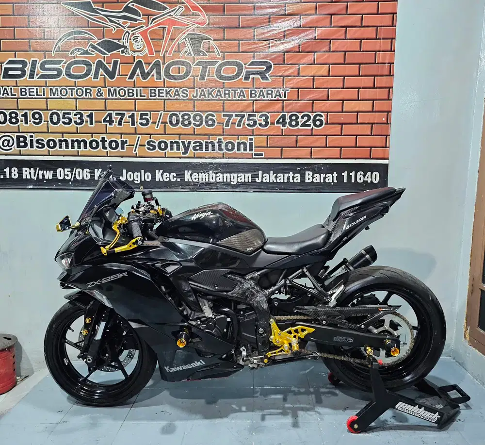 ISTIMEWA! KAWASAKI NEW ZX25R ODO TFT NON ABS 4 SYLINDER TH 2022 HITAM