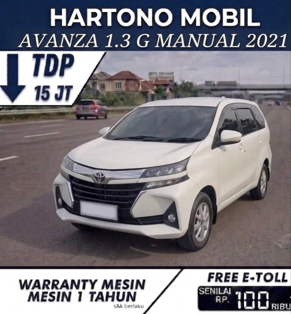 AVANZA G MANUAL 2021