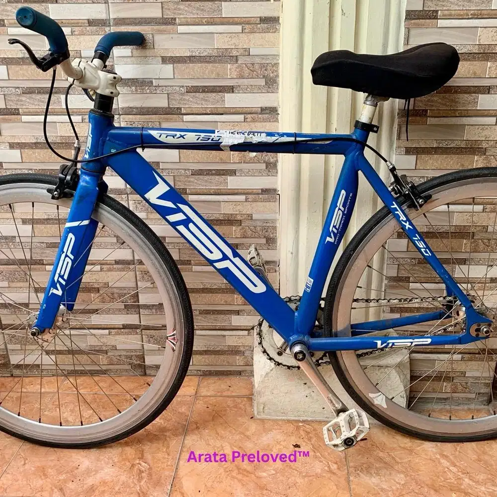 Sepeda Fixie Visp TRX 750 Biru Original