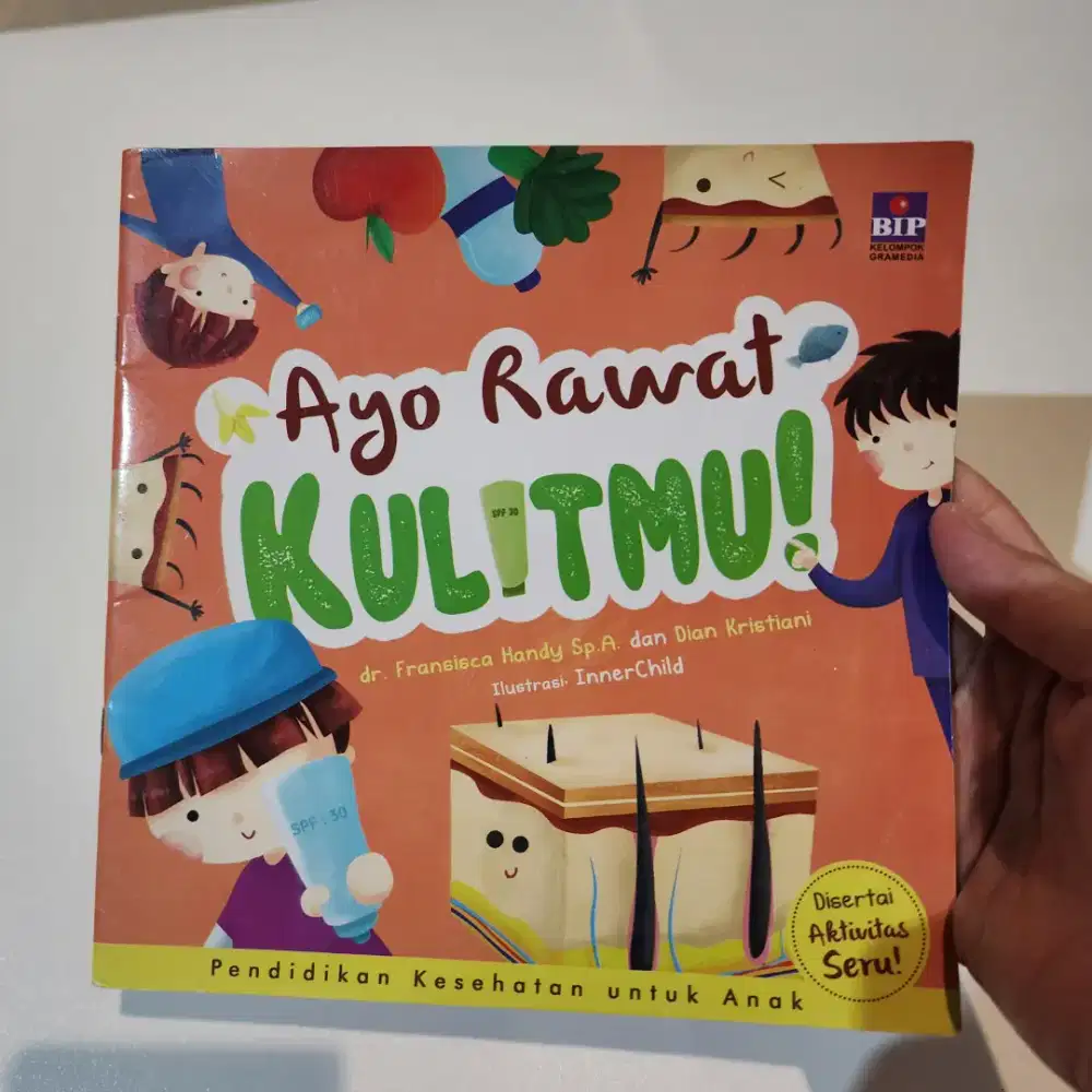 Buku cerita anak pengetahuan kulit