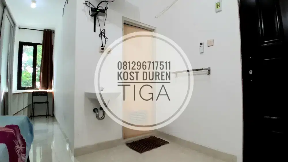 Kos bisa berdua bersih ada water heater