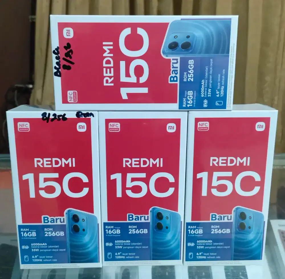 New Xiaomi Redmi 15C Ram 8/256 GB Garansi Resmi 1 Tahun
