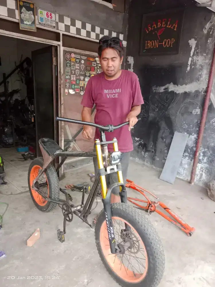 Jual Rangka Sepeda Listrik Model Fatbike