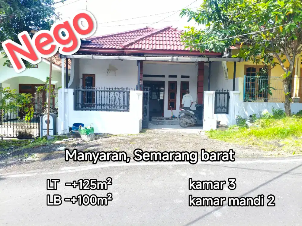 Rumah Jalan Utama Manyaran atas, Semarang