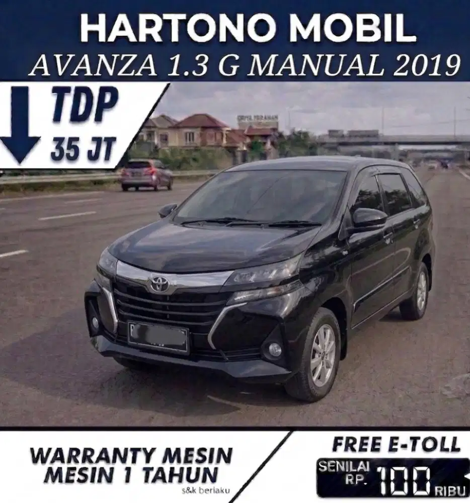 AVANZA 1.3  G MANUAL 2019