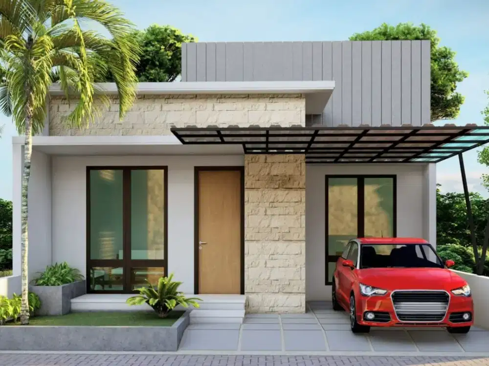 BU! RUMAH MODERN MINIMALIS DI NGAGLIK SLEMAN SHM AMAN