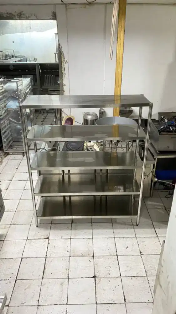 Rak 5 Susun Stainless – Kapasitas Besar dan Efisien