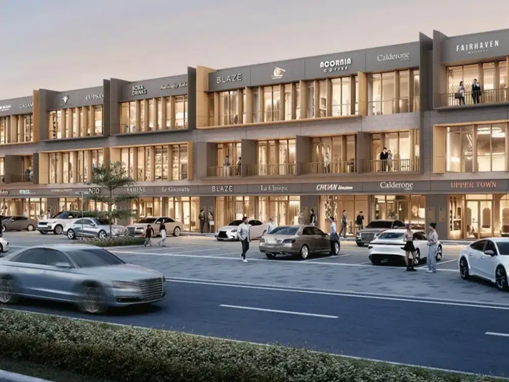 RUKO PREMIUM HADAP JALAN BOULEVARD BSD CITY!