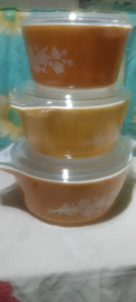 Set Mangkuk PYREX ORIGINAL 100 %