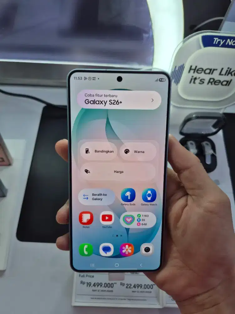 CREDIT HP SAMSUNG S26+ RAM 12GB/256GB PROMO BUNGA 0%FREE 2KALI CICILAN