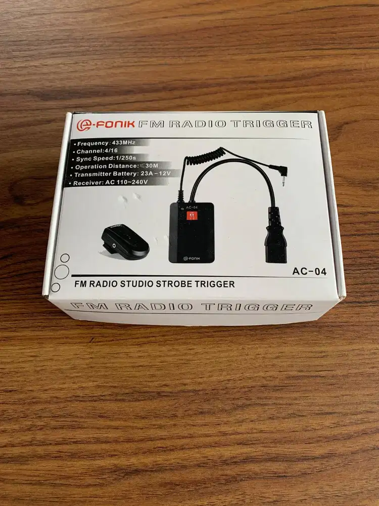 Flash Trigger Wireless AC-04 For Studio Flash (AC04)