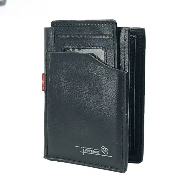 Dompet Pria Wanita Pendek Kulit 2in1 Slot Kartu Depan - DO002