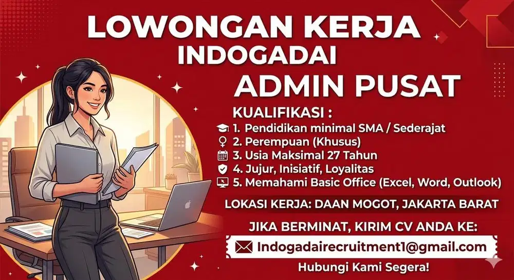 LOWONGAN KERJA ADMIN