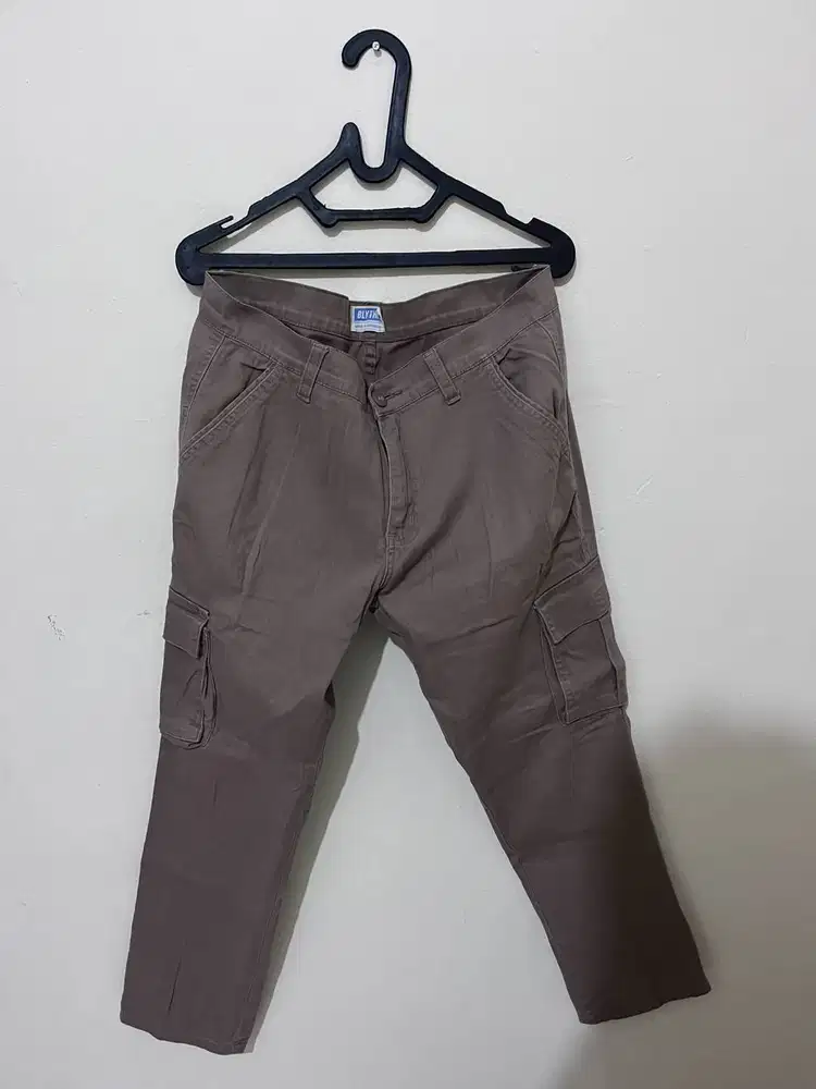 CELANA BLYTHE CHINOS CARGO PRIA SLIMFIT KHAKI