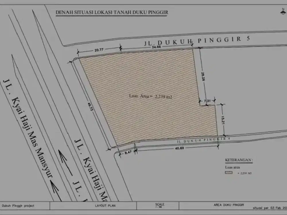 TANAH KOSONG DI SEWAKAN Jl KH mas Mansyur dukuh pinggir, tanah abang