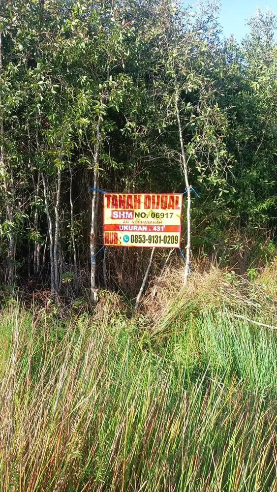DIJUAL TANAH HANDIL BAKTI NEGOABLE
