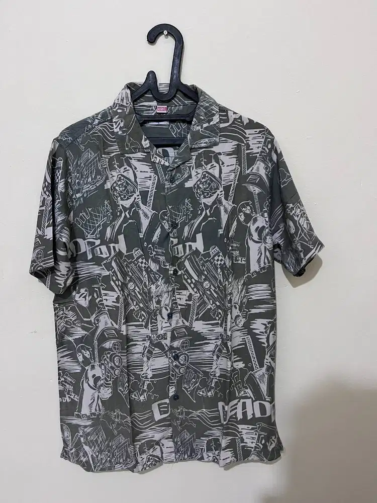 KEMEJA PRIA MARVEL COLLECTION M231 KEMEJA PRINTING DEADPOOL