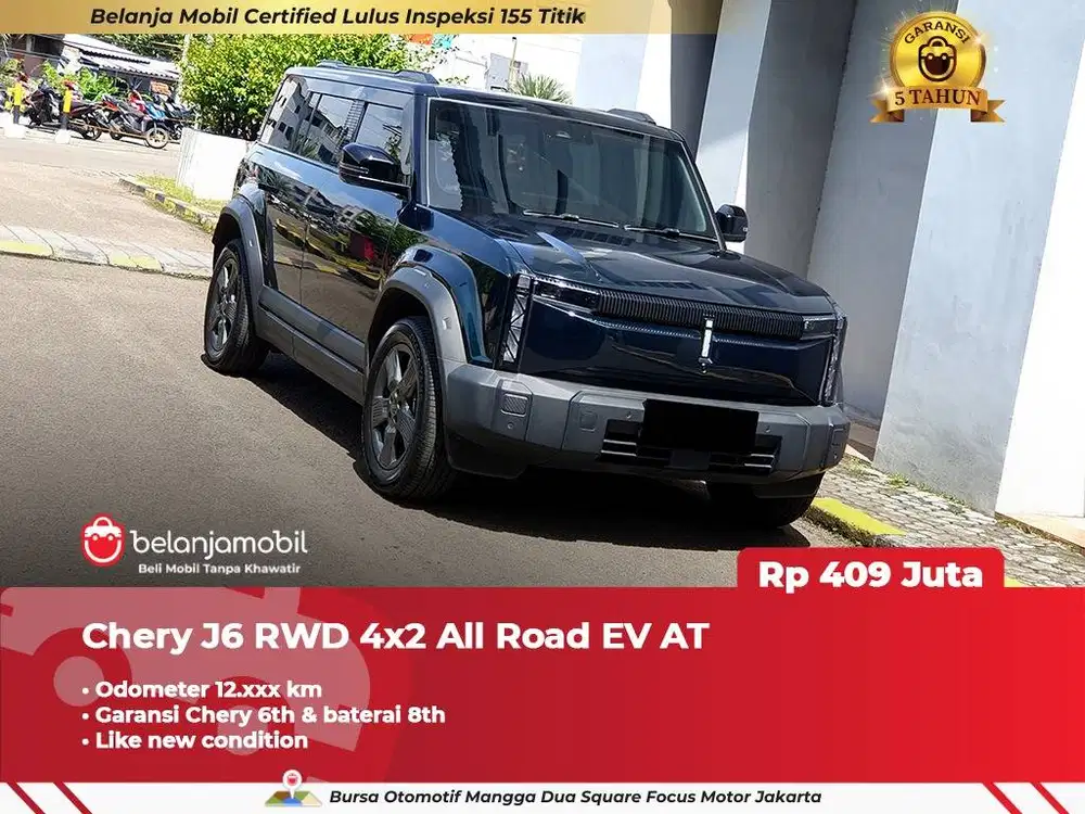 [ GARANSI 6TH ] Chery J6 J 6 RWD 4x2 EV 2025 2026