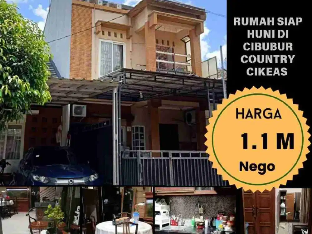 DIJUAL RUMAH SIAP HUNI DI CIBUBUR COUNTRY