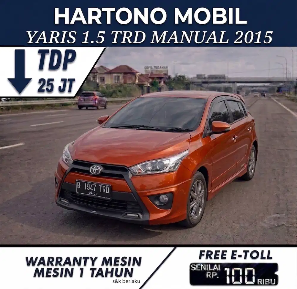 Yaris 1.5 TRD Manual 2015