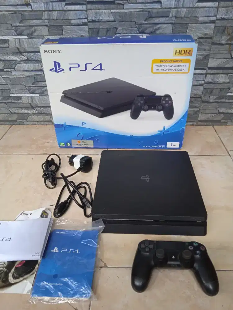 PS4 slim 1tb fullset seri 22 normal poris cipondoh