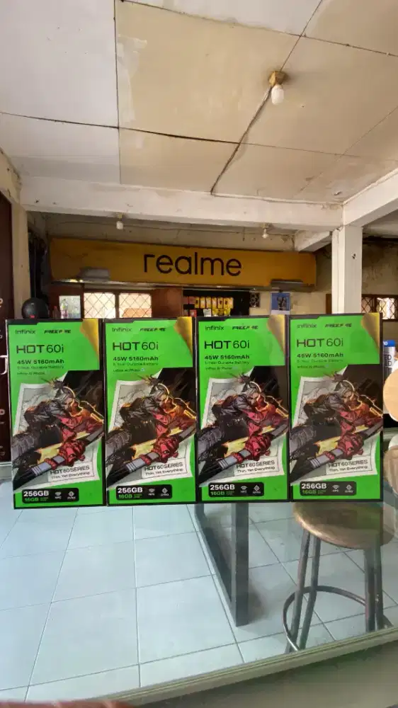 Redy infinix Hot 60i 6/128 NEW Garansi resmi 1thn