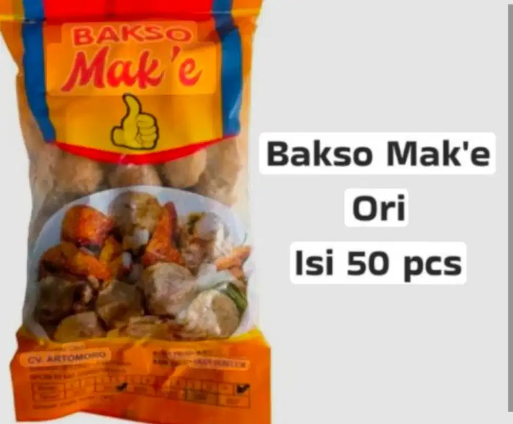 Bakso mak'e ori isi 50pcs