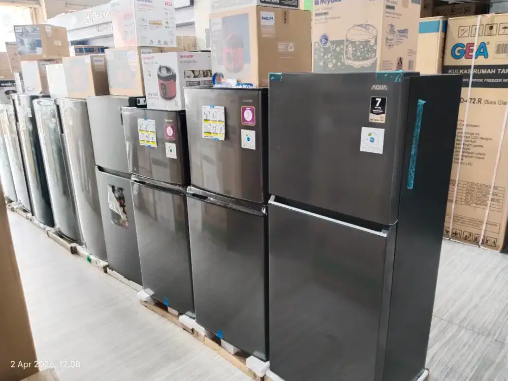 Kulkas bergaransi resmi, Cicilan murah tanpa DP, Syarat Cukup KTP