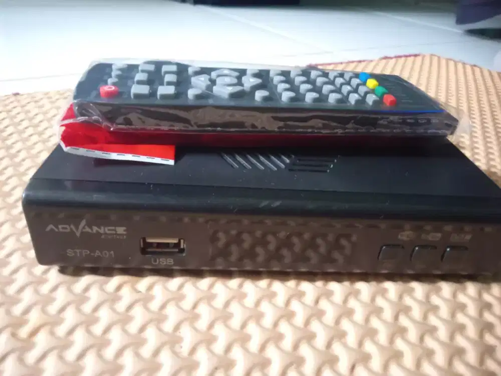 Set top box advance normal siap tonton nego tipis