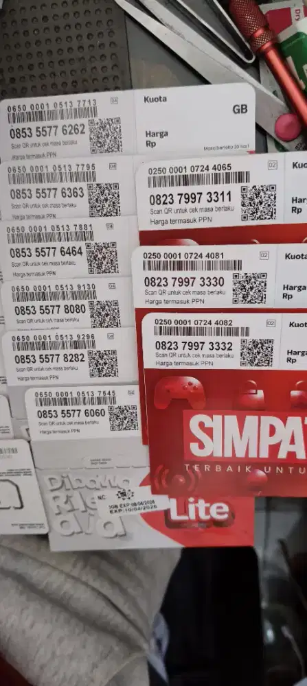 Ready kartu simpati cantik