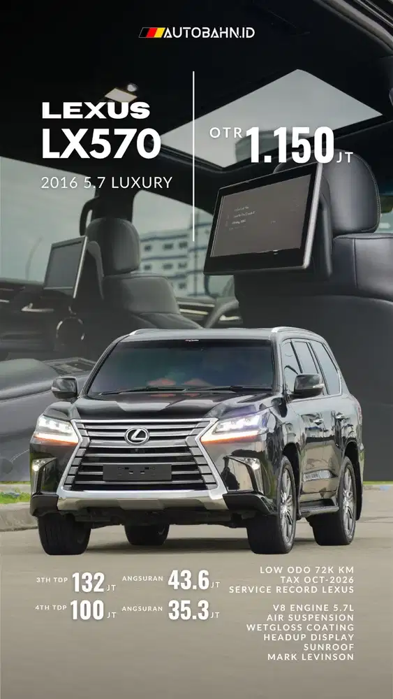 Lexus LX570 Luxury 5.7 2016