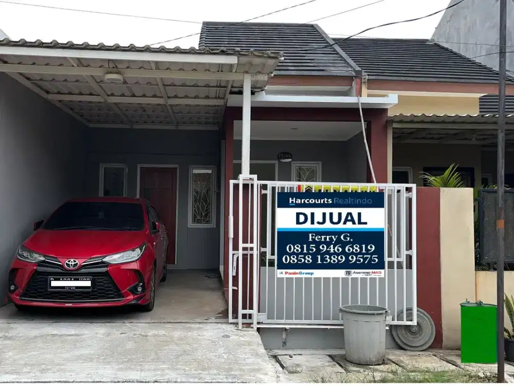 Rumah Siap Huni dan Bebas Banjir Dijual Di Puri Bintaro Hijau Tangerang Selatan