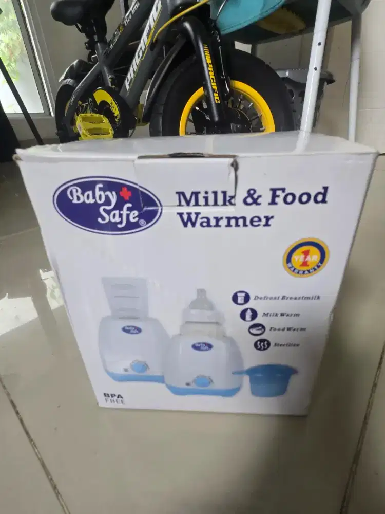 Penghangat susu dan makanan bayi
