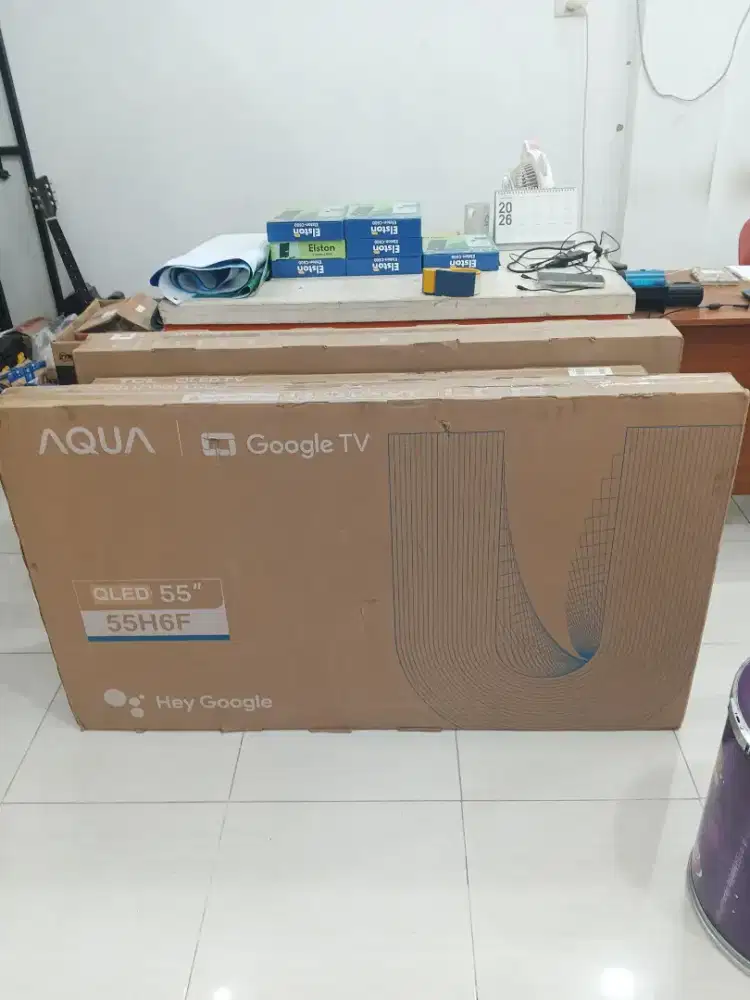 AQUA 43 Inc Google TV Qled Garansi 5 Tahun