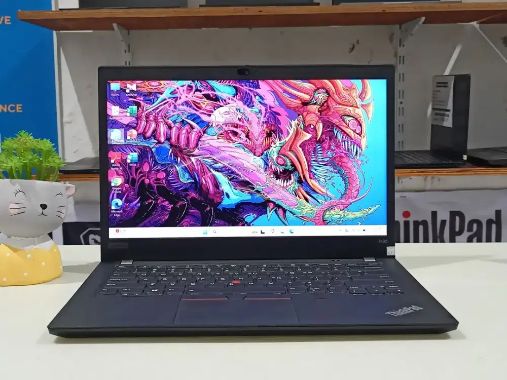 Laptop bekas Lenovo Thinkpad T490 Intel Core i7-Gen8 Ram 16 GB