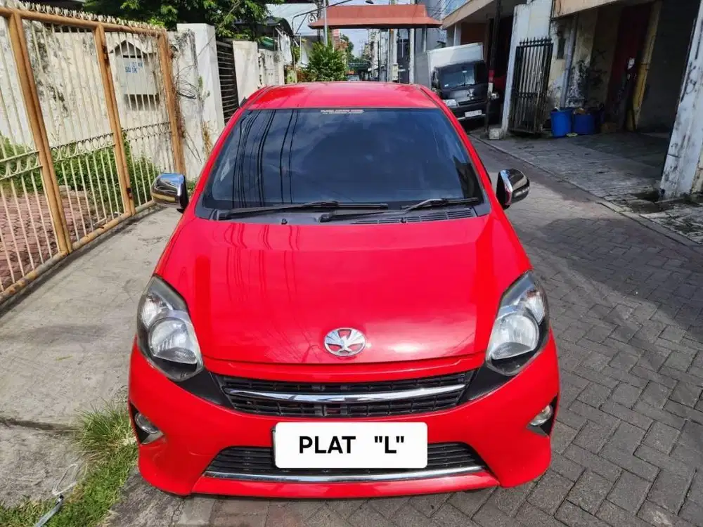 TOYOTA AGYA 1.0 G MANUAL 2016 MERAH SURABAYA