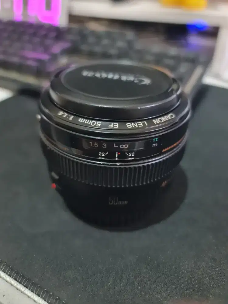 Lensa Canon ef 50mm f/1.4 batangan
