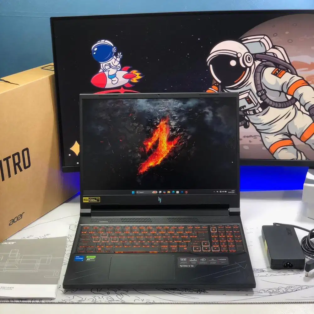 ACER NITRO V16 INTEL CORE i5-14450HX RTX 4050 6GB RAM 16GB SSD 512GB