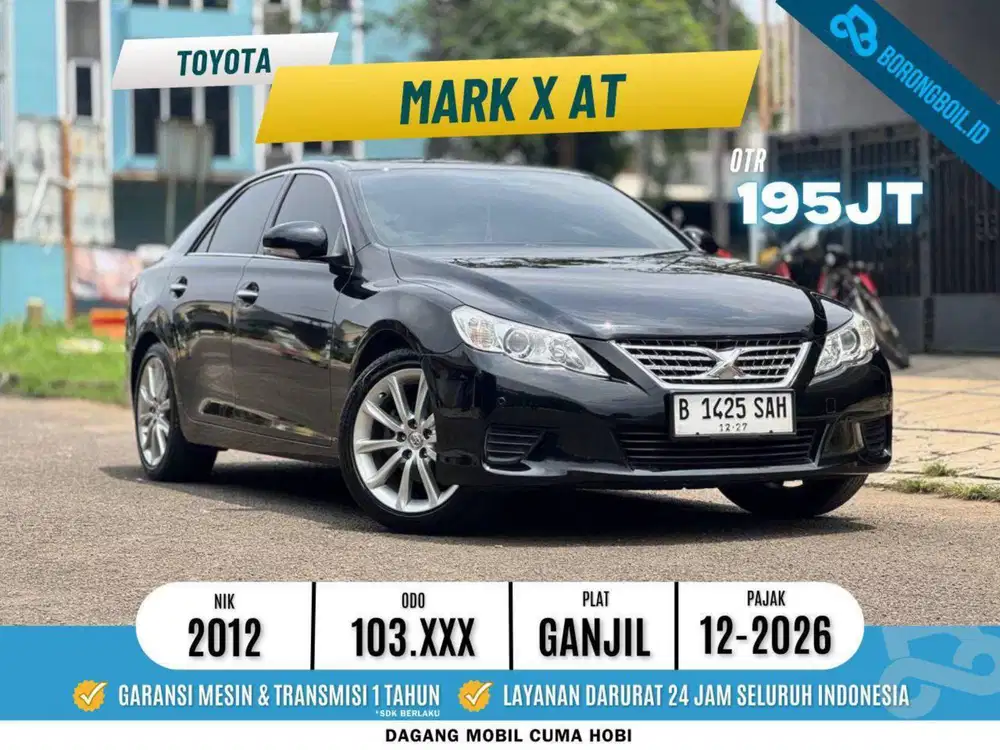 Toyota Mark X AT 2012 Hitam Metalik camry V