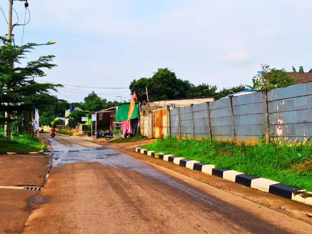 Tanah Dekat Pintu Tol Burangkeng, Murah 1 Jt-an SHM