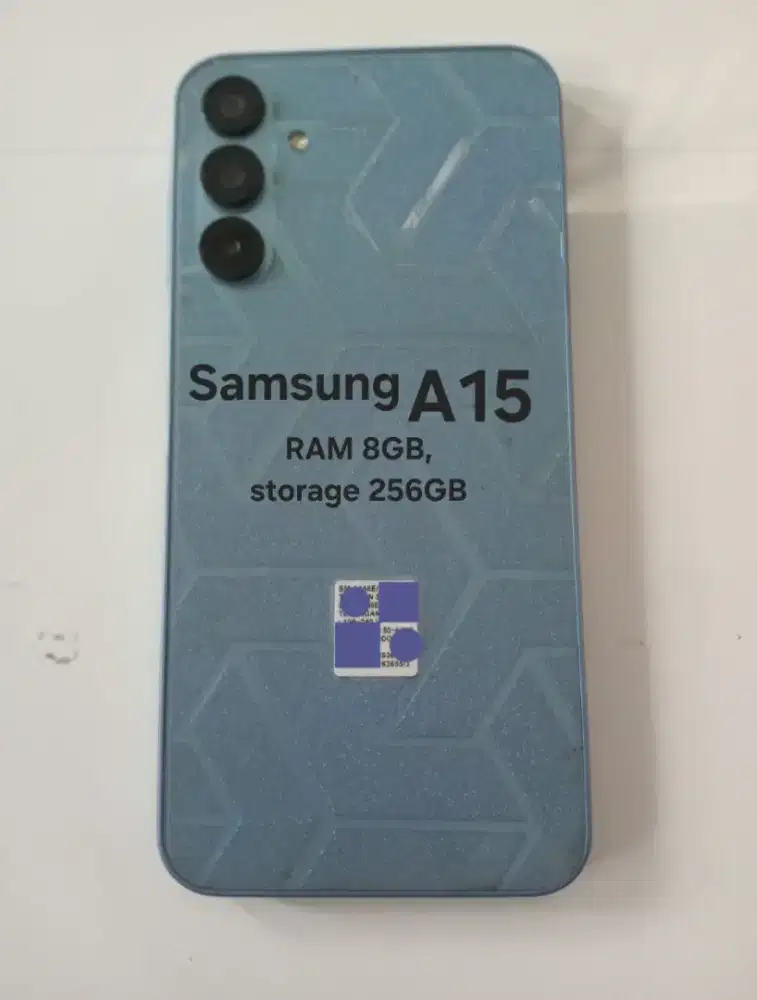 DIJUAL SAMSUNG A15 (tangan pertama, ada nota, box,charching)
