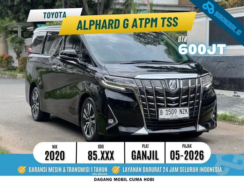 Toyota Alphard G ATPM TSS 2020 Hitam