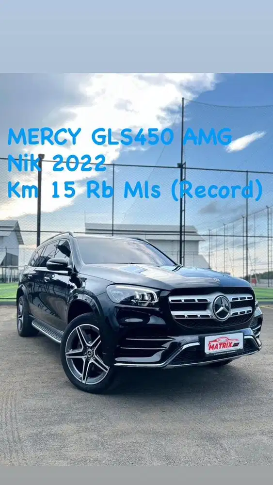 Mercy GLS450 AMG 4Matic Nik 2022 Black on black Siap pakai