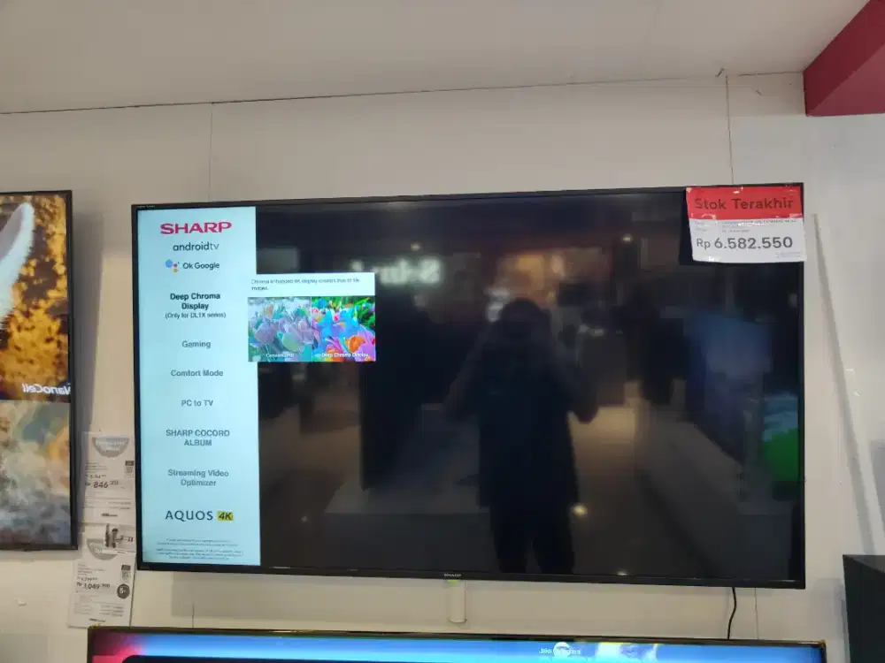 Sharp android TV 65 inch seri c60dl1x