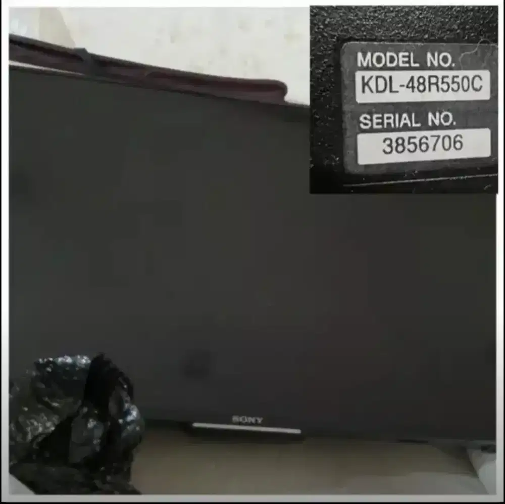 Jual murah smart tv sony 48 inch spt foto + bracket,2,4jt msh bs nego