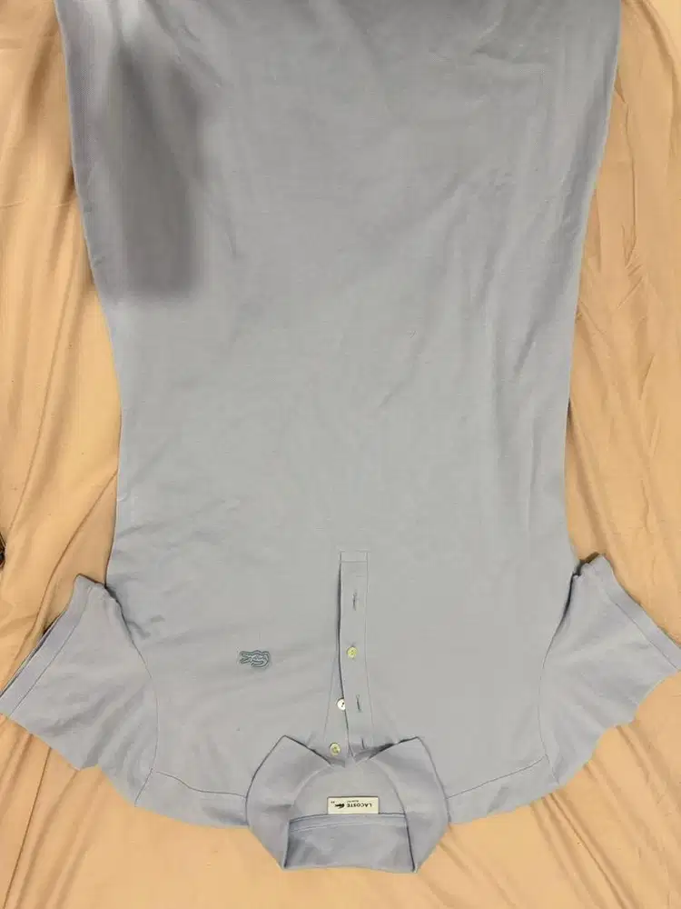 lacoste mini piqué dress slim fit (baby blue) uk 42