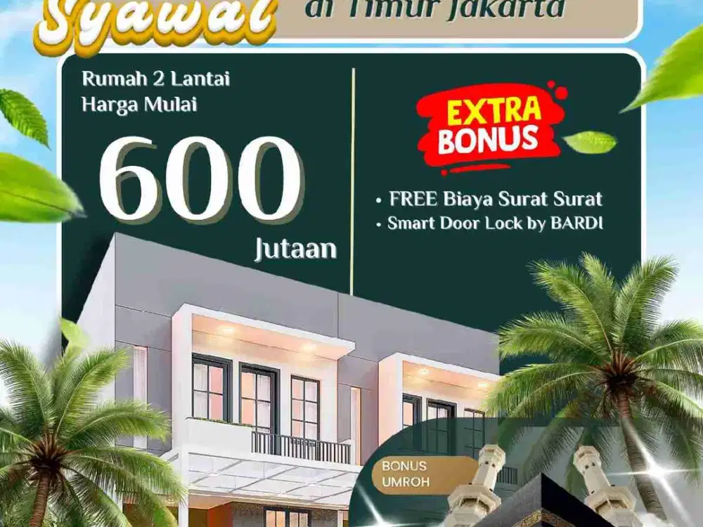 Di jual rumah 2 lantai di cibubur