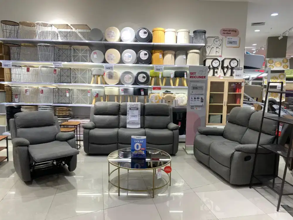Sofa Recliner Set Termurah