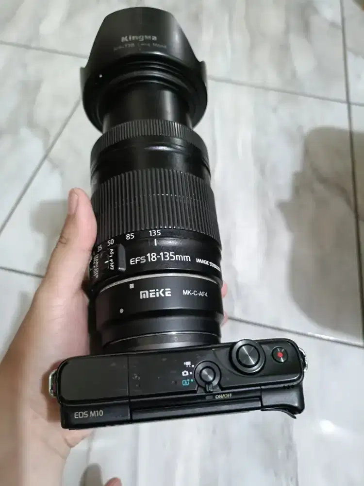 Canon m10 lensa 18-135mm